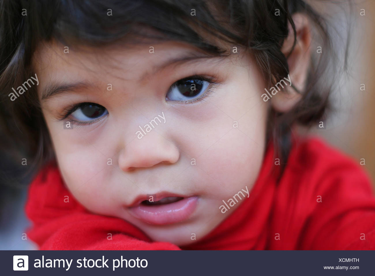 Beautiful Beauteously Nice Sweet Eyes Blank European Caucasian Look Glancing Stock Photo Alamy