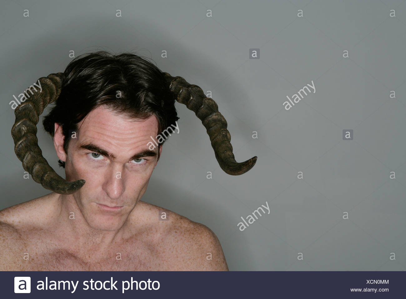Man With Horns Stock Photos & Man With Horns Stock Images - Alamy