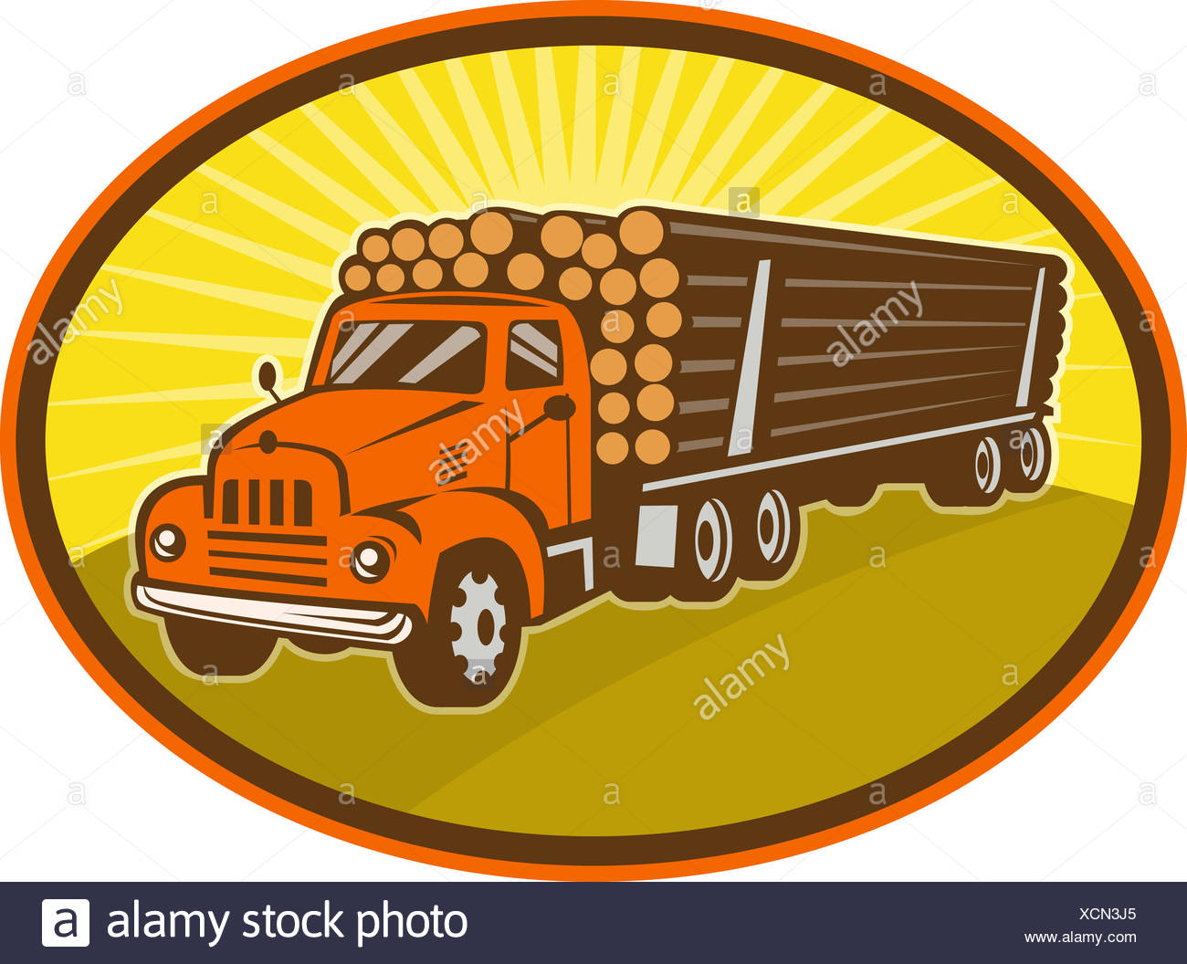 Vintage Log Truck High Resolution Stock Photography and Images - Alamy