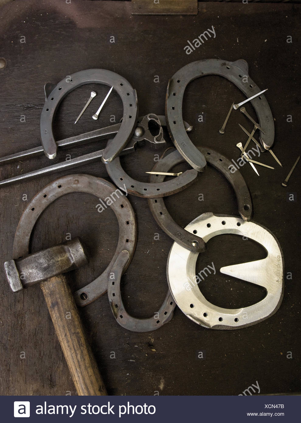 Horseshoe [made Of Metal] Stock Photos & Horseshoe [made Of Metal