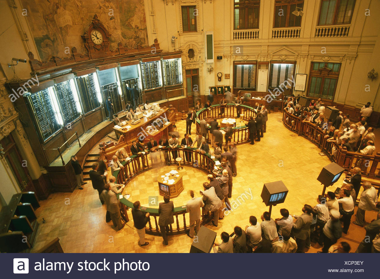 Chile Santiago Stock Exchange Broker Floor Exchange Inside