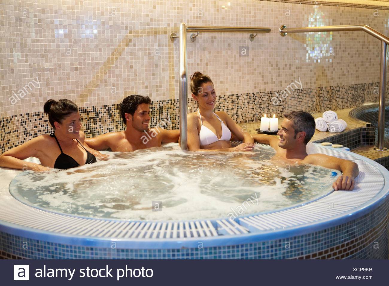 Jacuzzi Spa Relais Lierganes Hotel And Spa Cantabria Spain Stock Photo Alamy