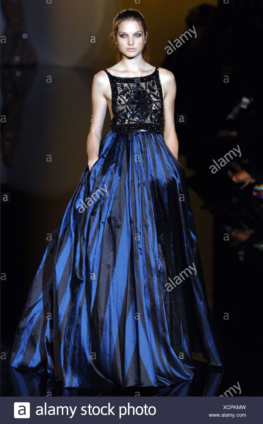 elie saab black evening gown