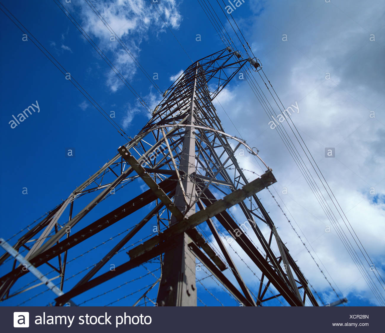 Electrical tower Stock Photo