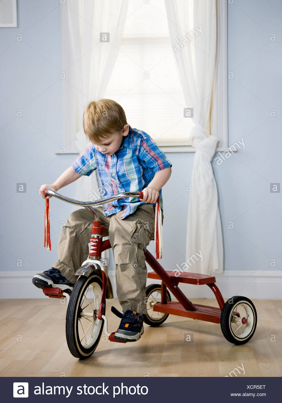 little boy tricycle