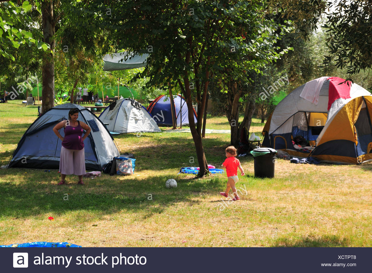 tents at