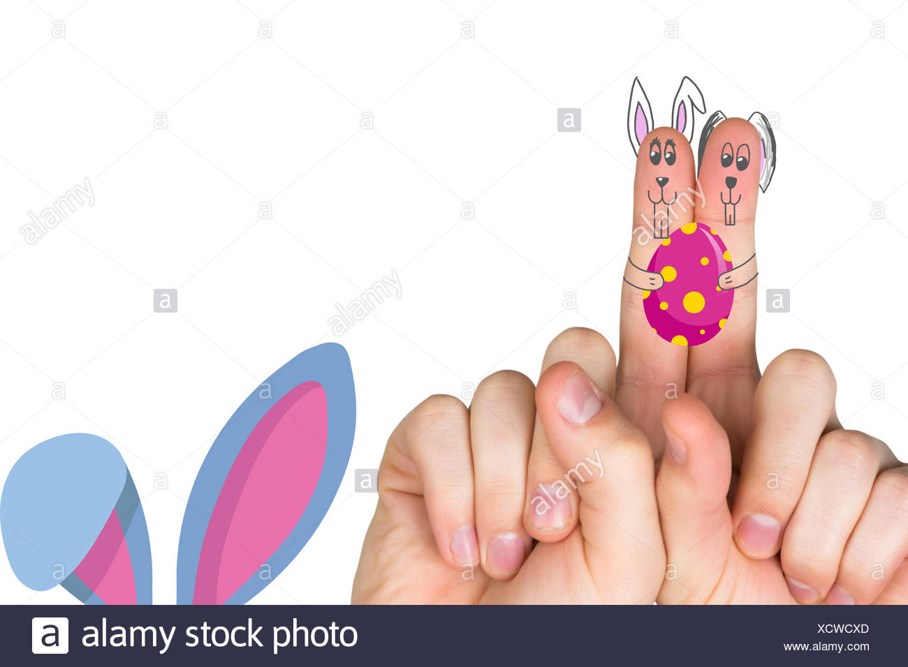 Rabbit Ears Fingers High Resolution Stock Photography and Images Alamy