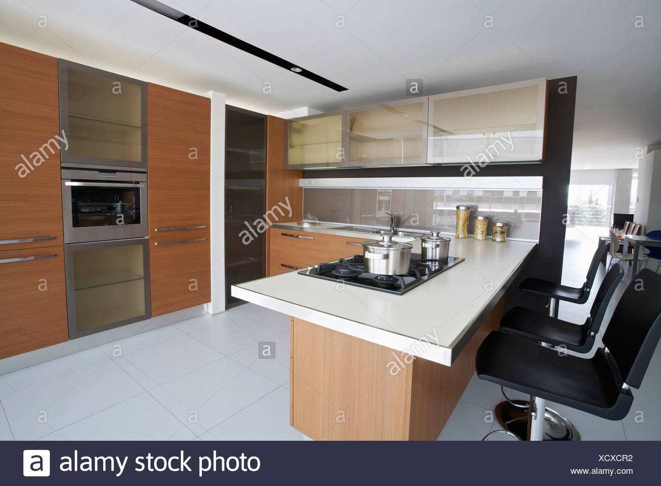 Kitchen In Contemporary Furniture Store Stock Photo 283322566 Alamy