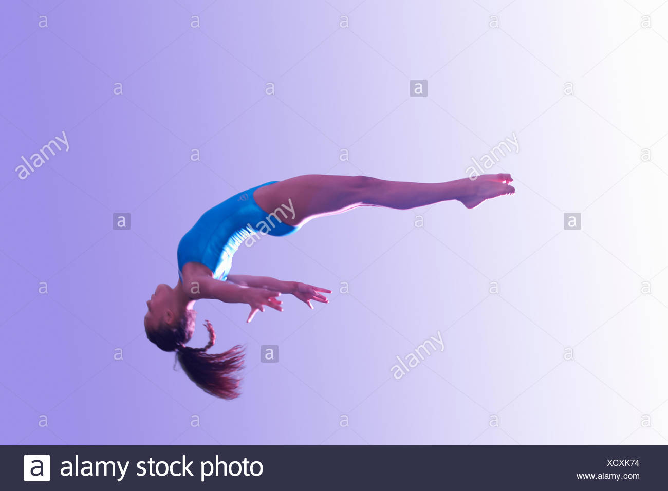 Gymnastics Leap Stock Photos & Gymnastics Leap Stock Images Alamy