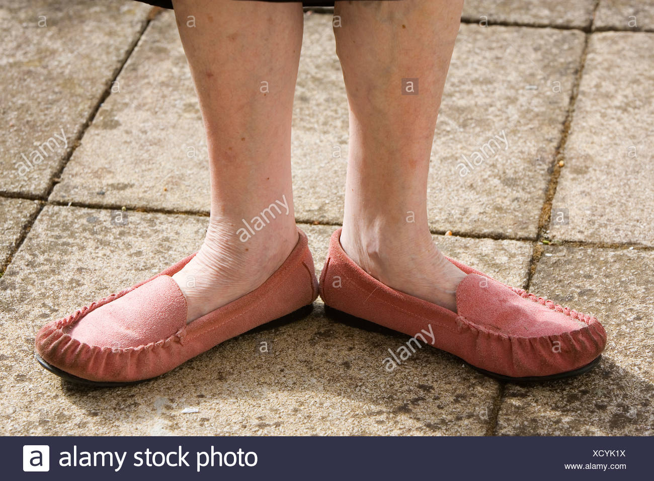 slippers for the elderly woman