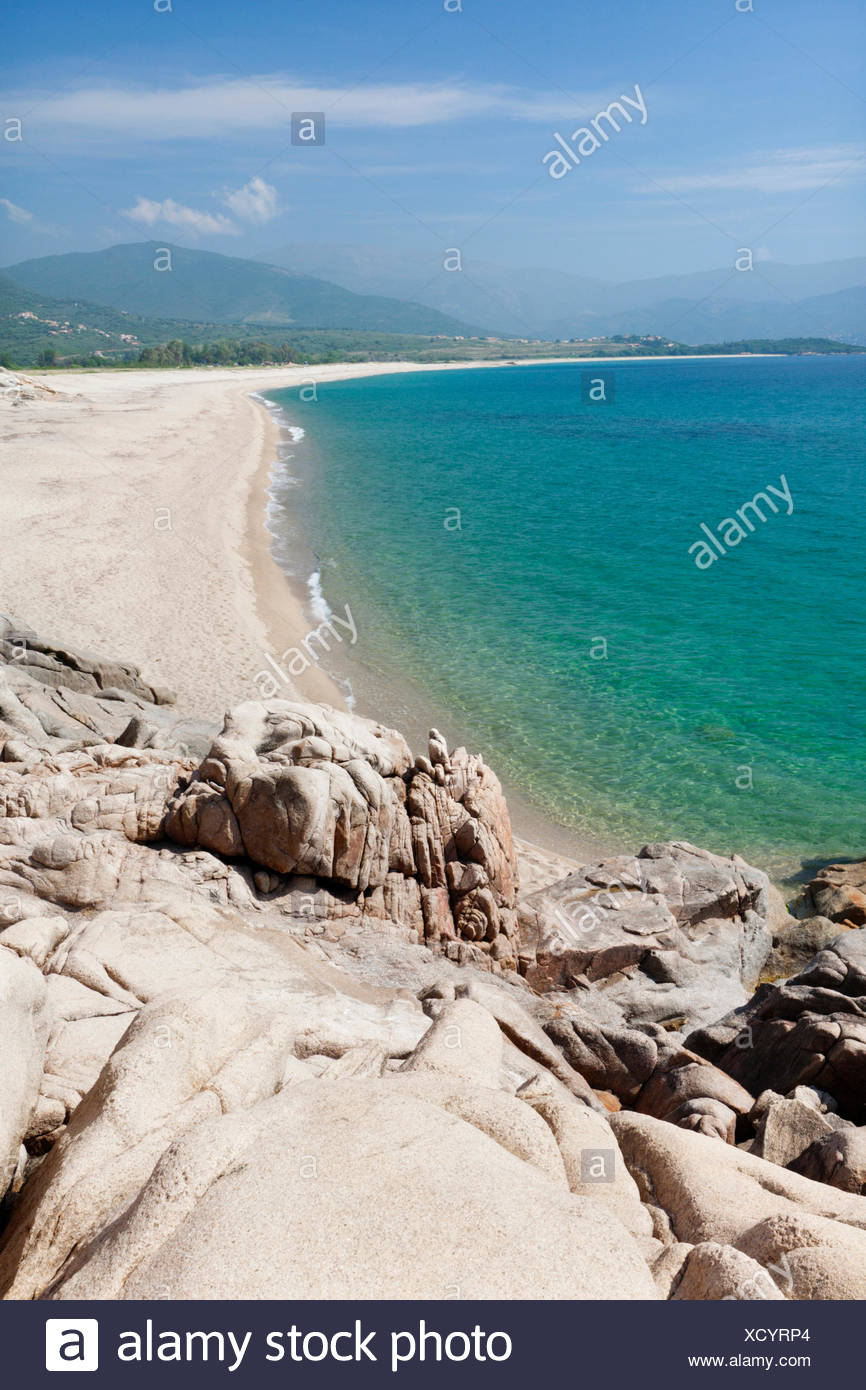 Beach Rocks Corsica Stock Photos Beach Rocks Corsica Stock