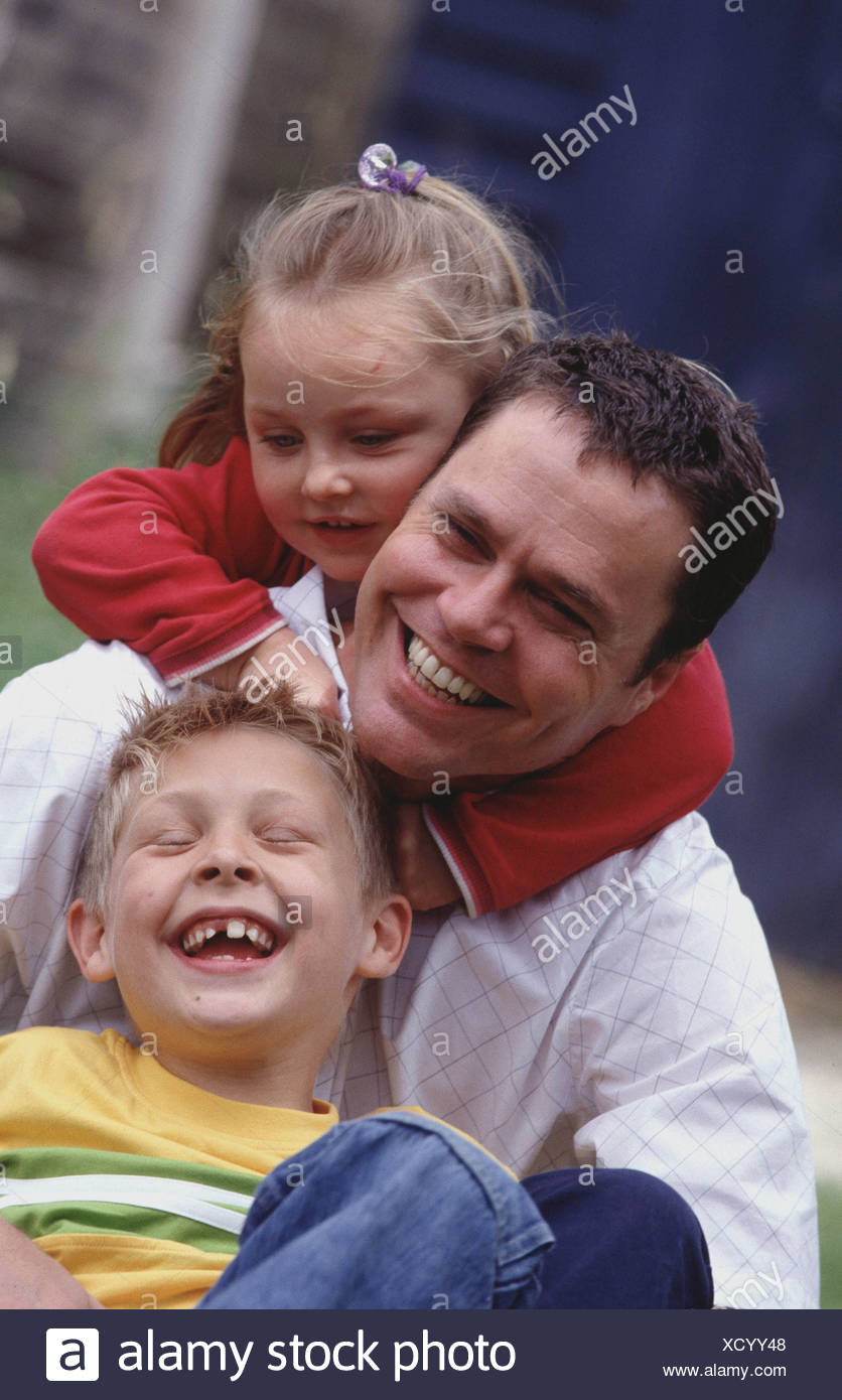 Father Short Brown Hair Looking To Camera Smiling Showing Teeth