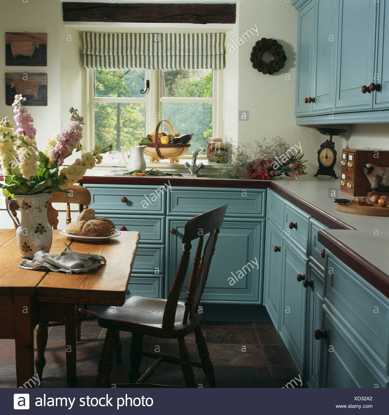 pastel wooden kitchen