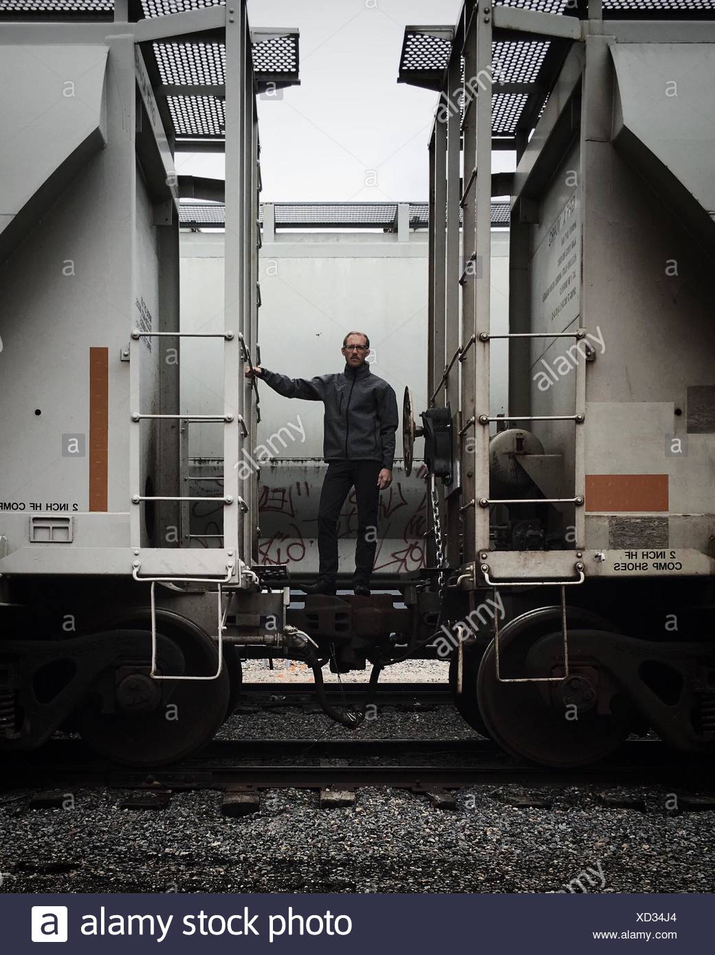 Train Coupling High Resolution Stock Photography and Images Alamy