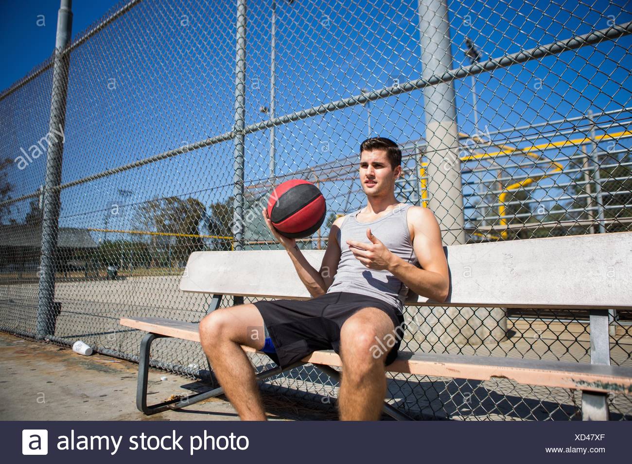 Bench Waiting Player High Resolution Stock Photography and Images Alamy