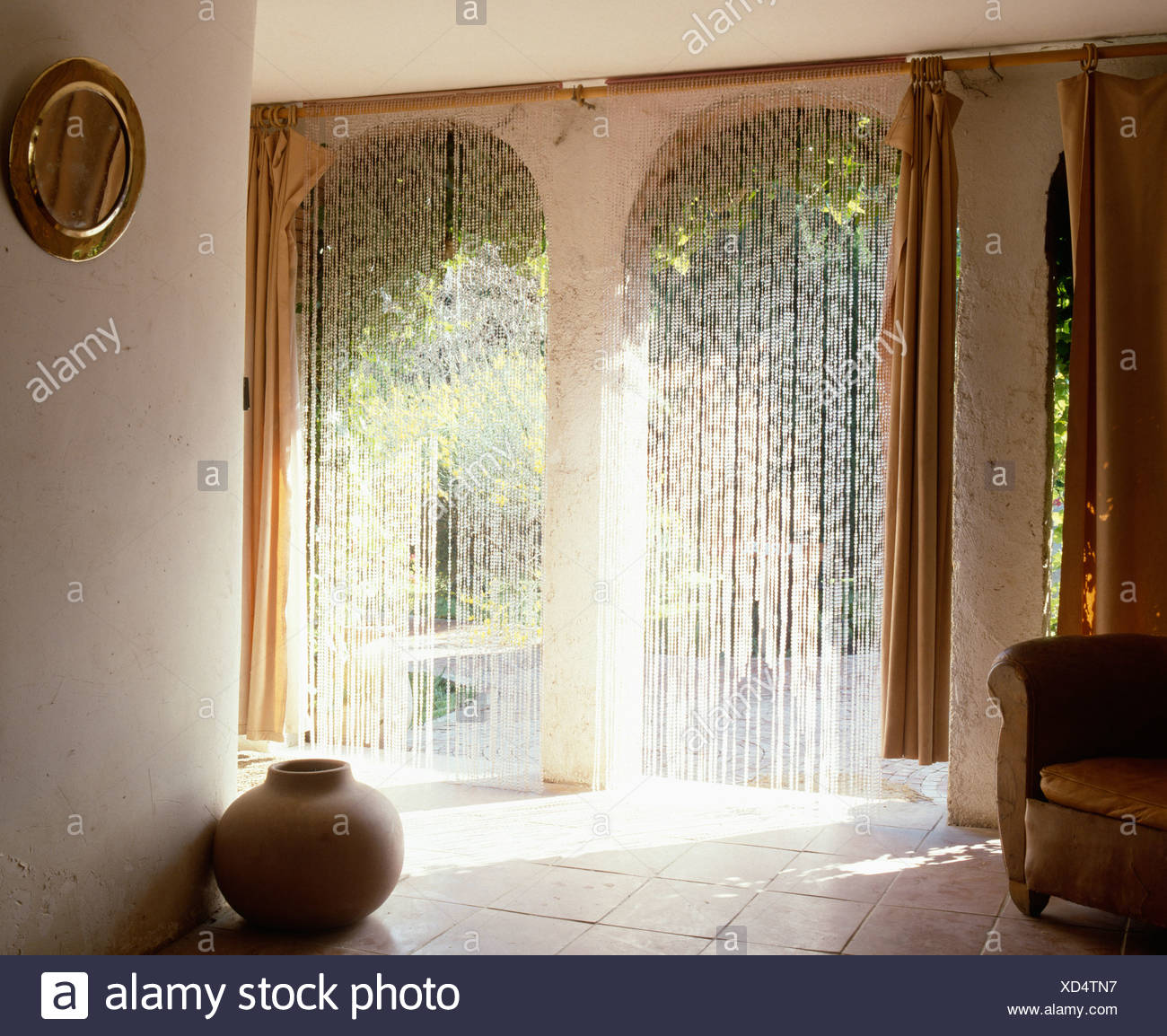 Beaded Door Curtain Stock Photos Beaded Door Curtain Stock
