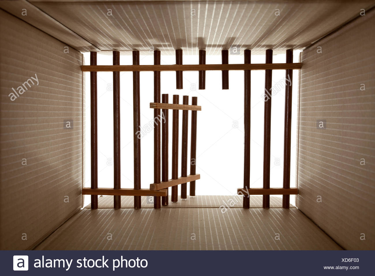 Inside Cell Open Doors Box Boxes Prison Uncap