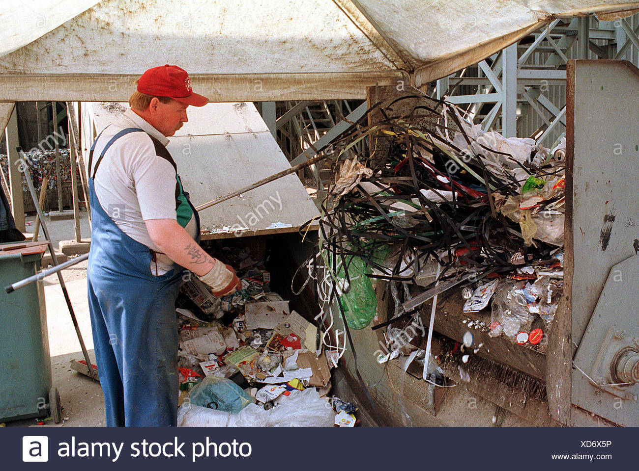 Plastics Recycling In The Alba Group Berlin Germany Stock Photo Alamy