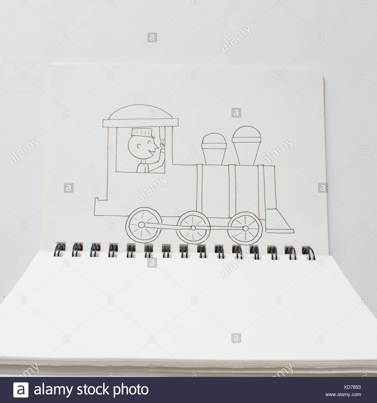 Drawing Of Train High Resolution Stock Photography And Images Alamy