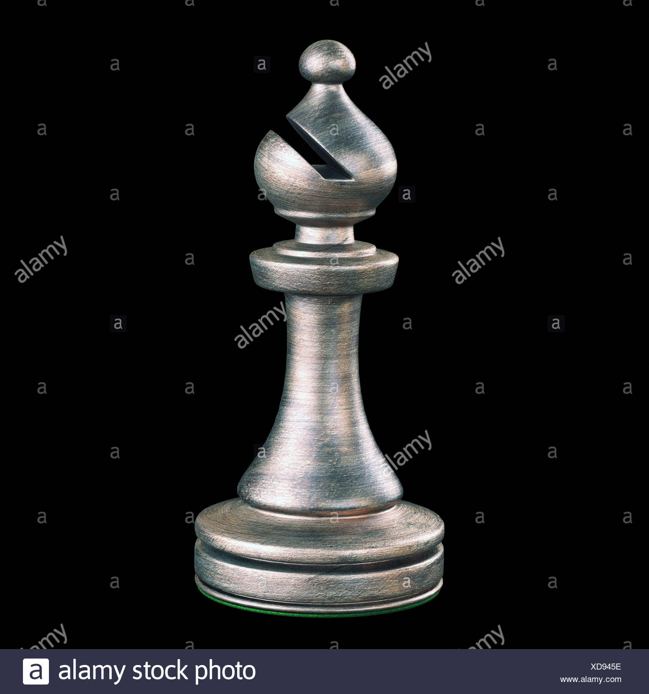 Chess Piece Black Bishop High Resolution Stock Photography and Images ...