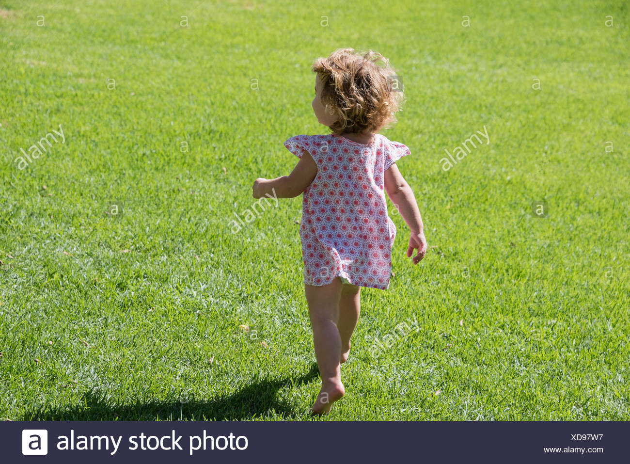 baby girl walking
