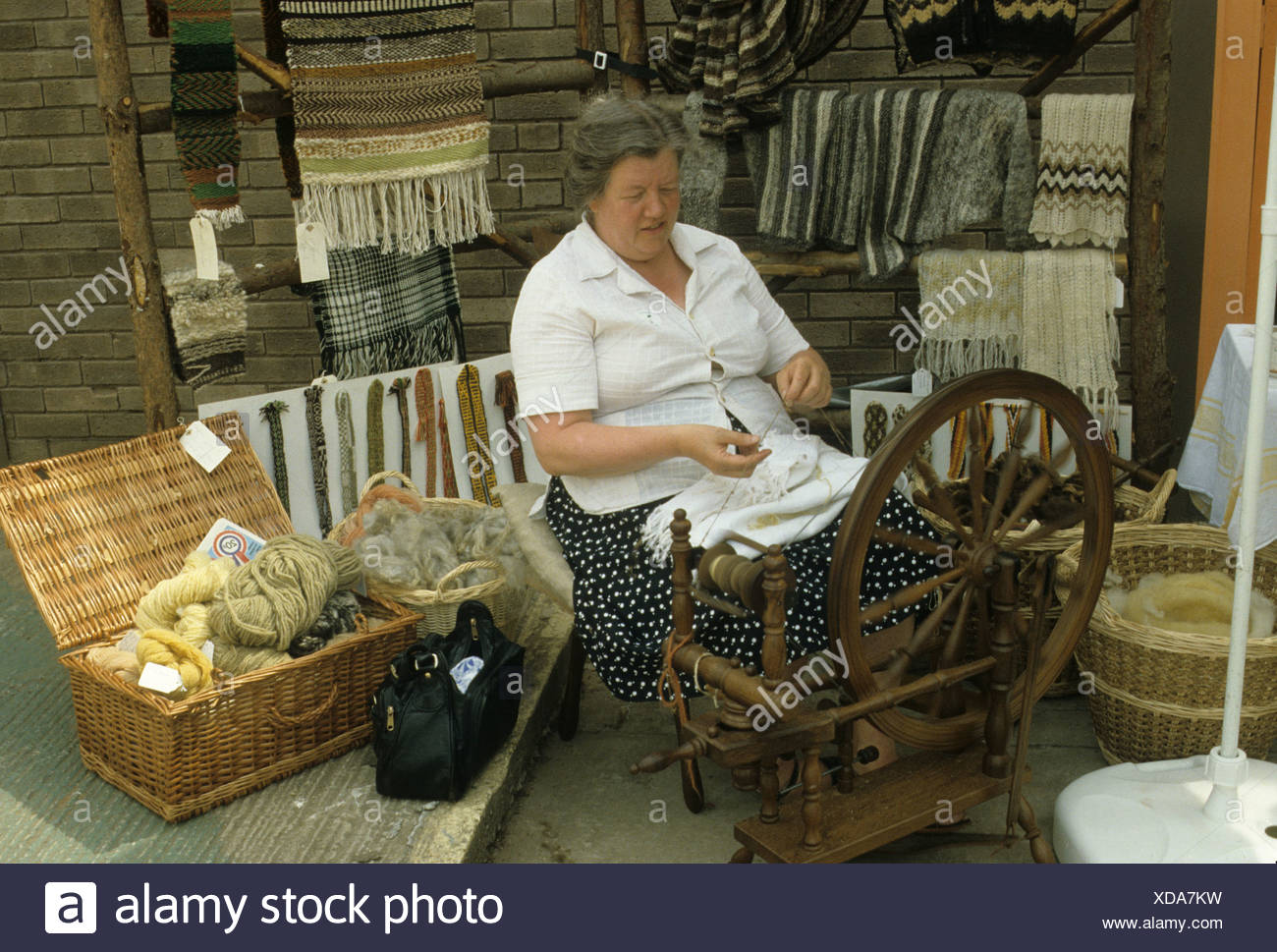 Country Skills Home Spinning And Weaving Cottage Industry Samples