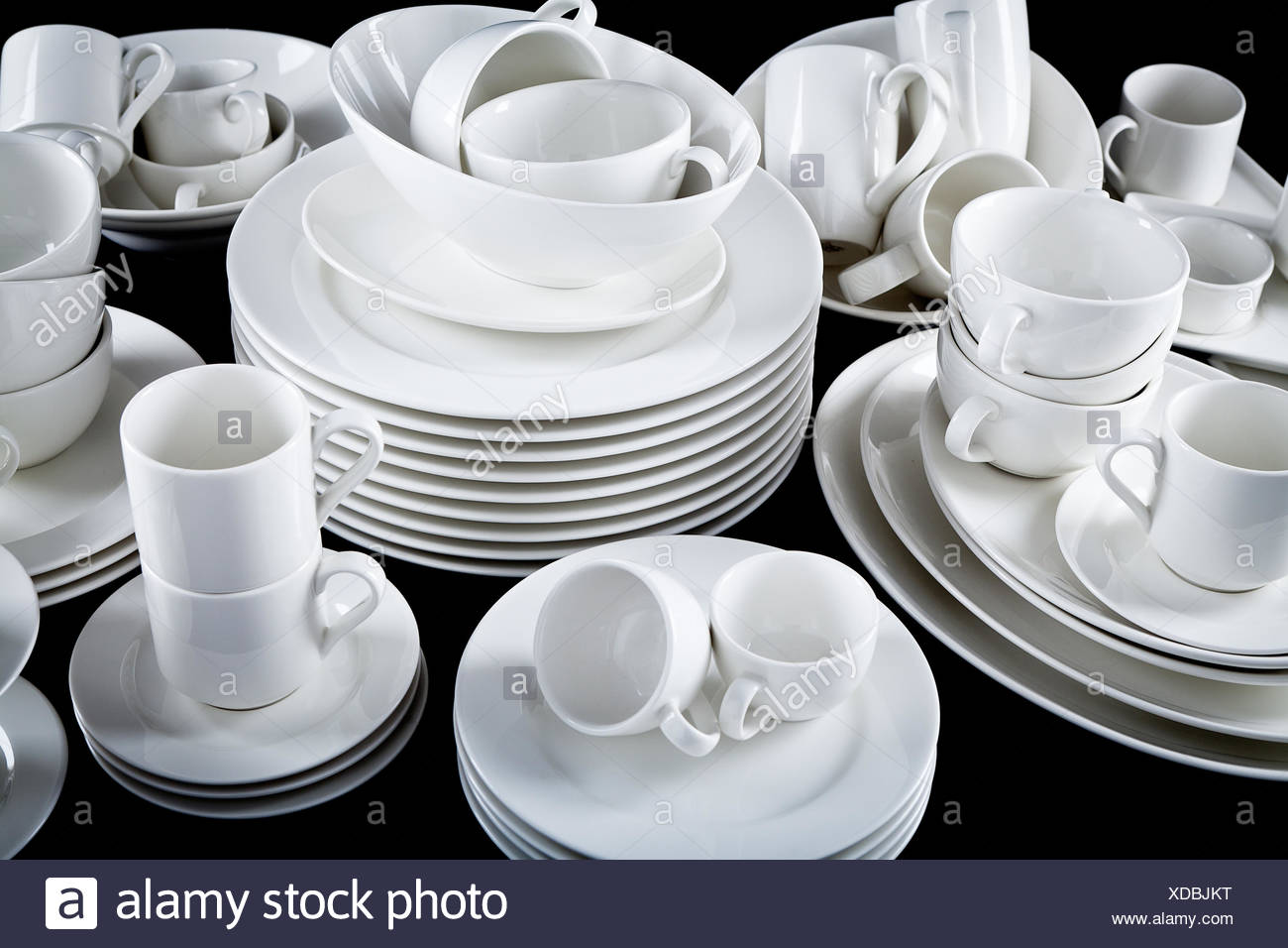 Plates Cups High Resolution Stock Photography and Images Alamy
