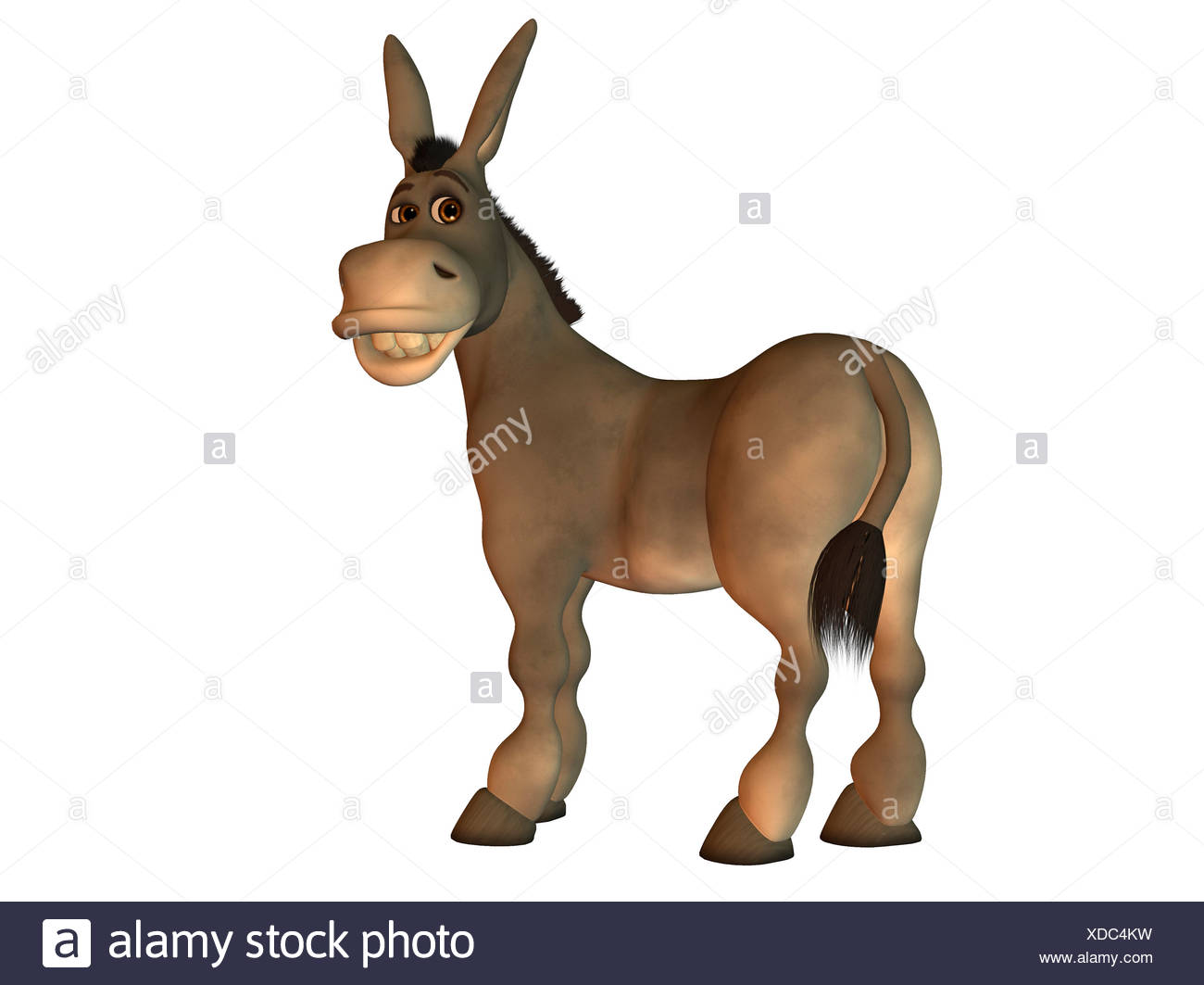 Donkey Smiling Cut Out Stock Images & Pictures - Alamy