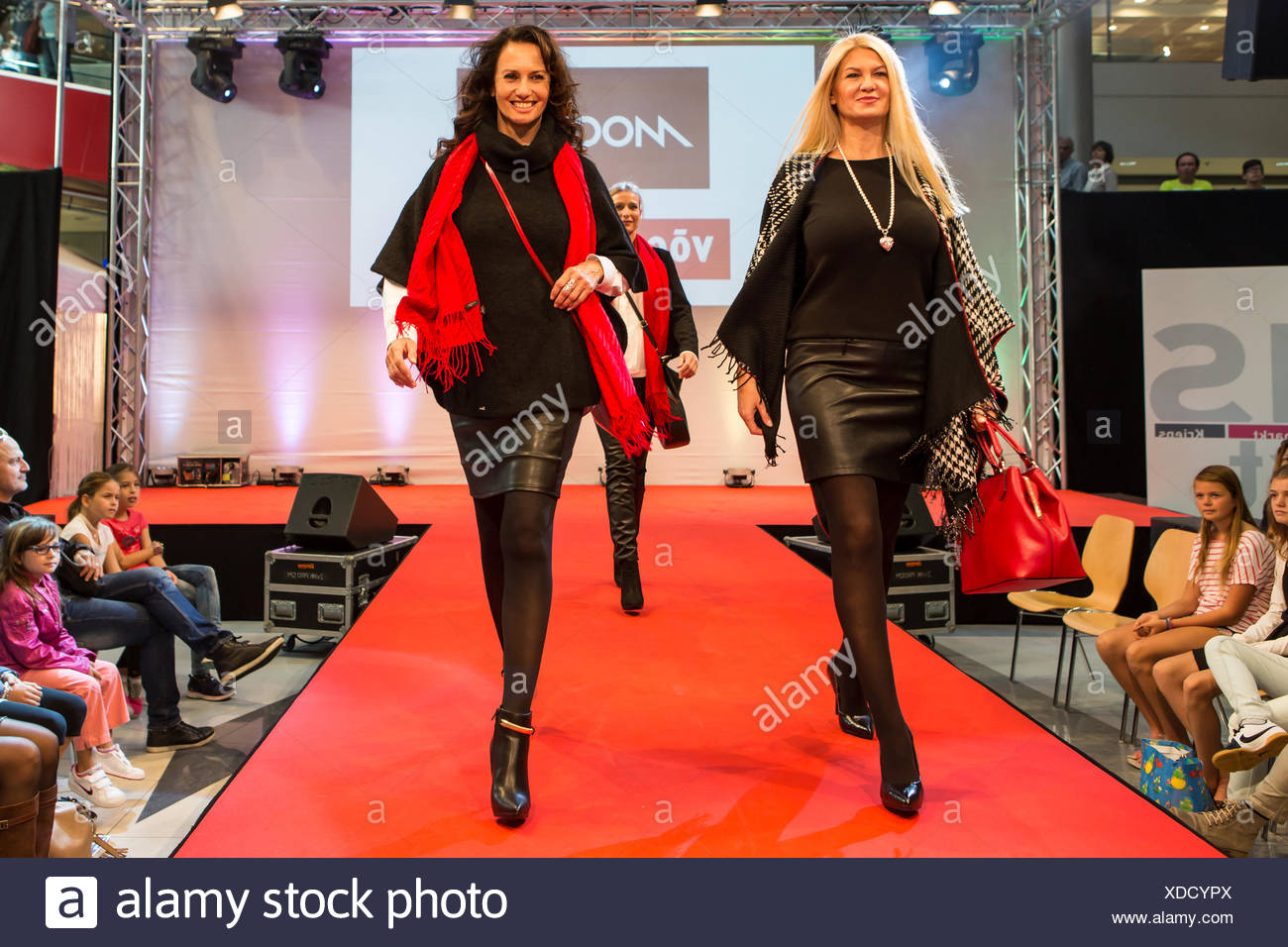 Fashion Show in Pilatusmarkt in Kriens, Lucerne, S Stock Photo