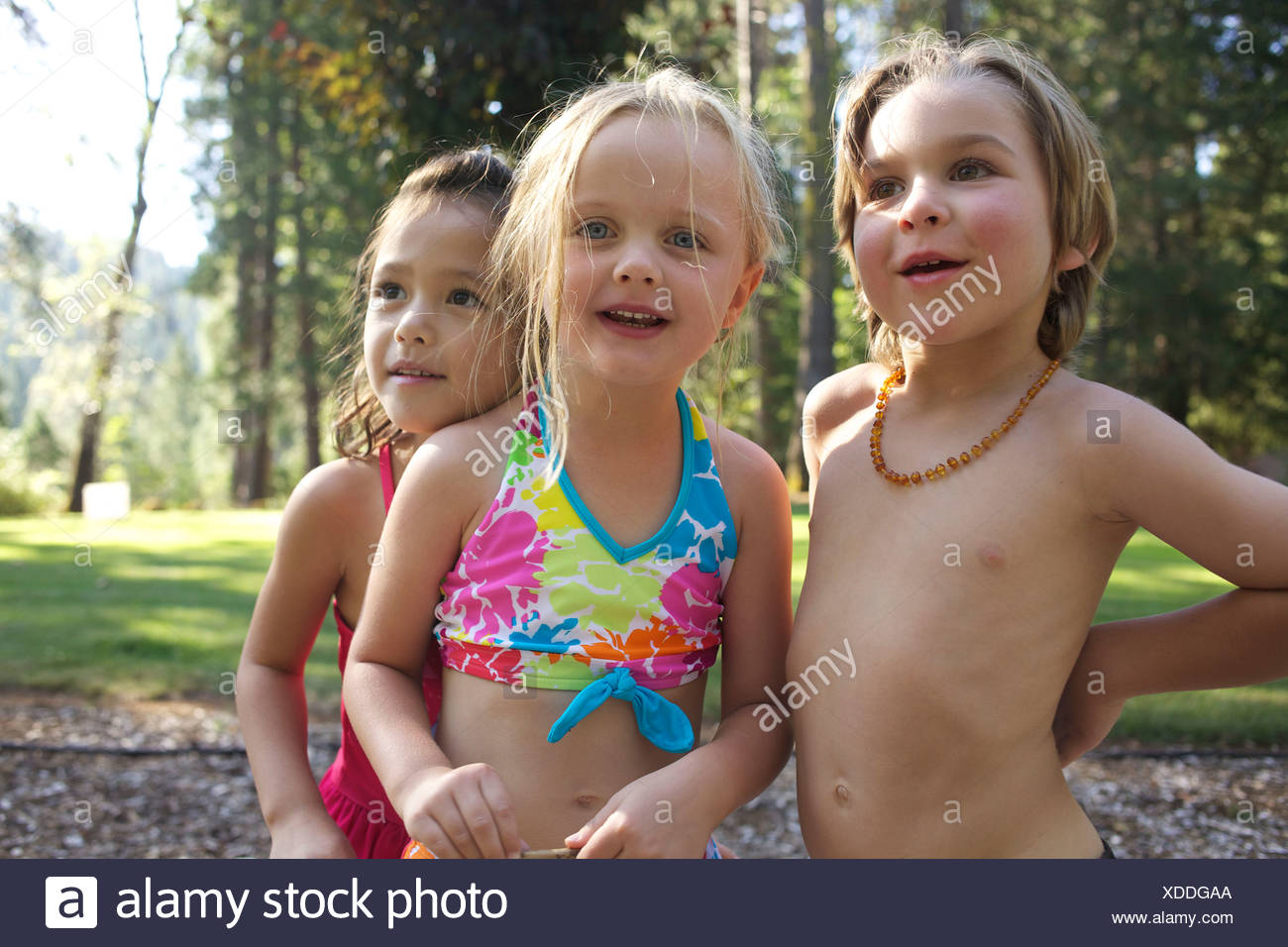kids in swimsuits