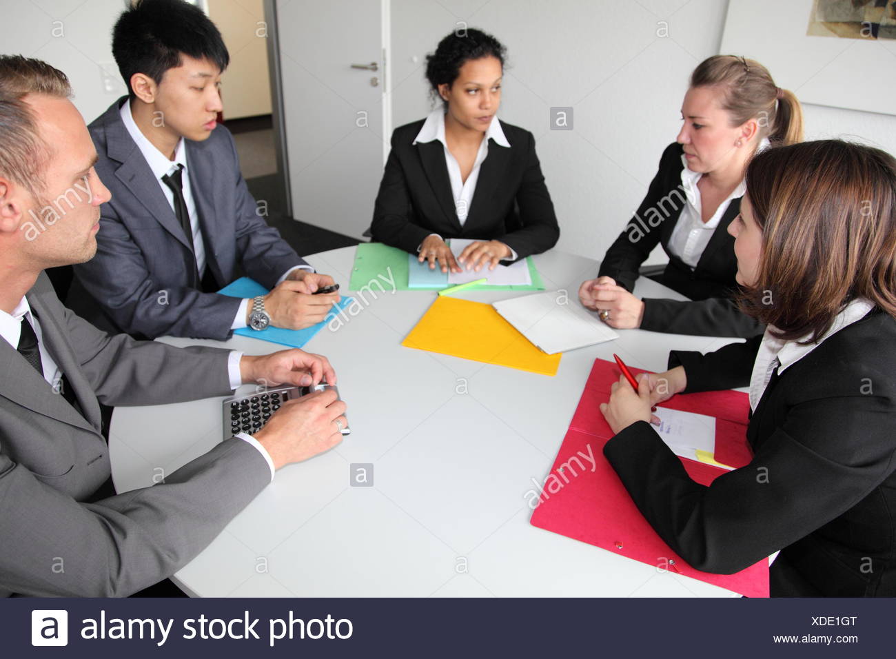 Serious Business Meeting Stock Photo