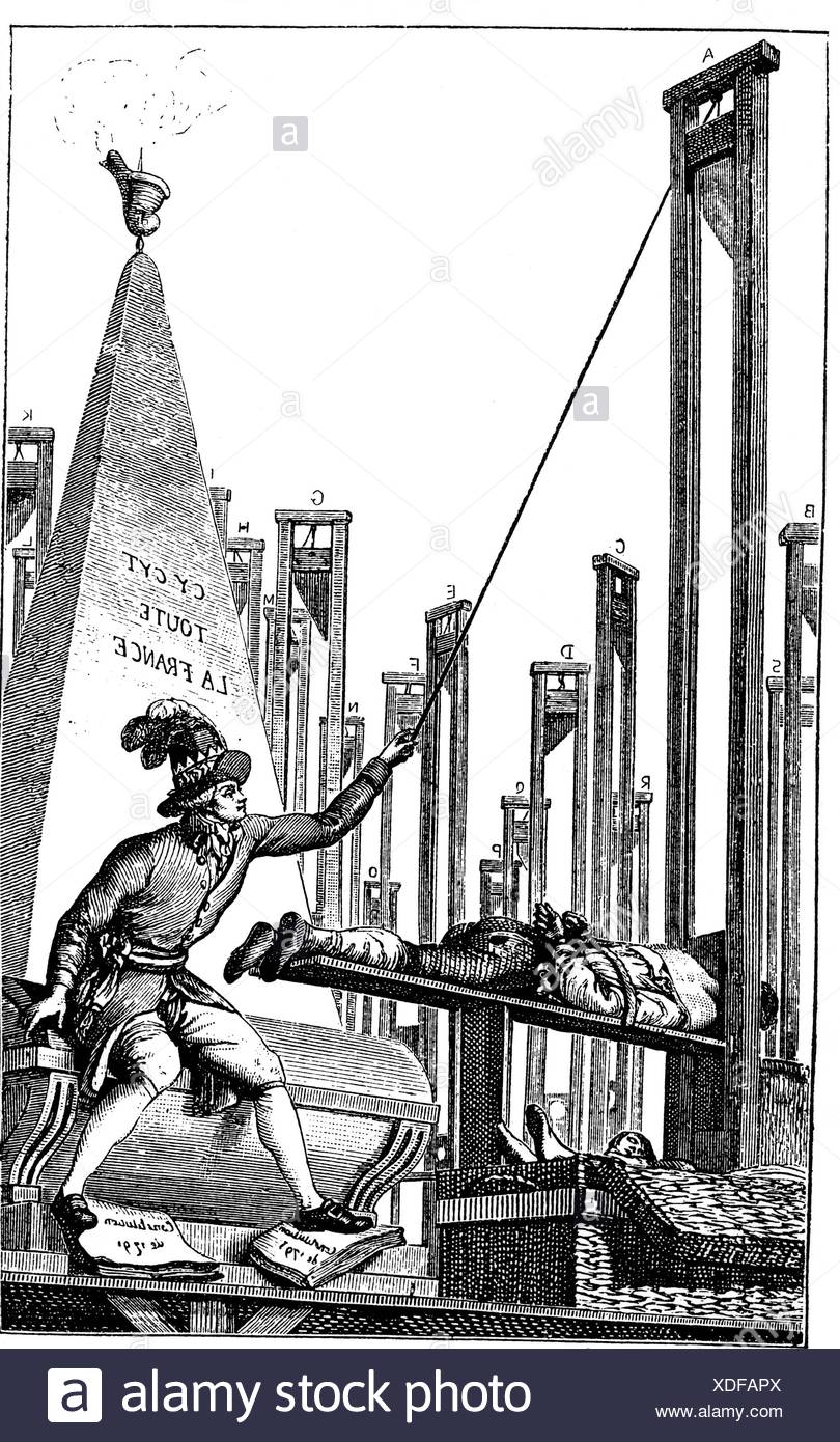 Robespierre Guillotine Stock Photos & Robespierre Guillotine Stock