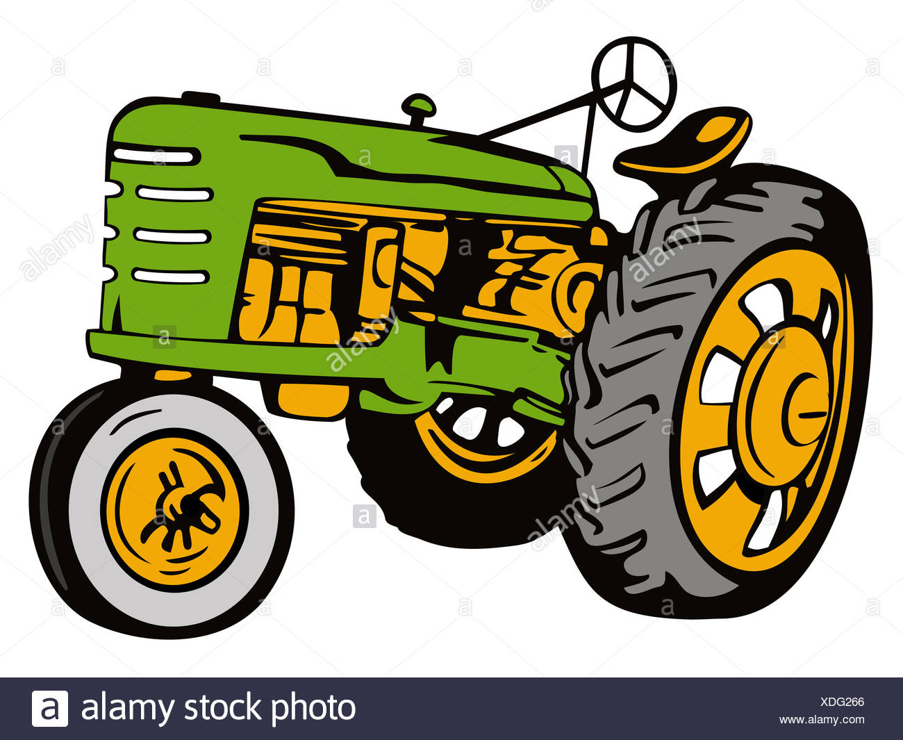 Green Tractor High Resolution Stock Photography and Images Alamy