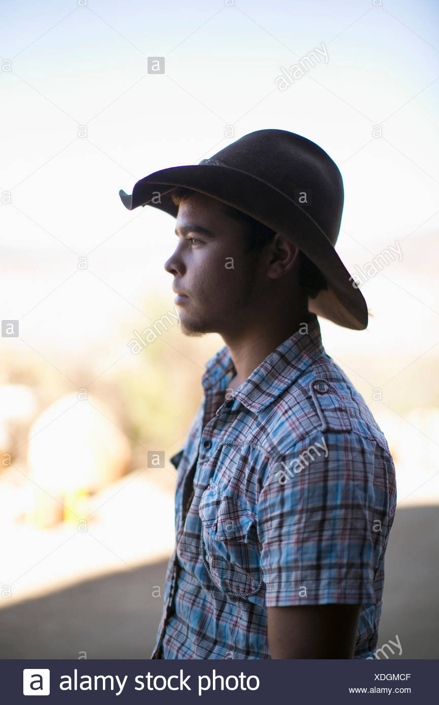 cowboy hat side view