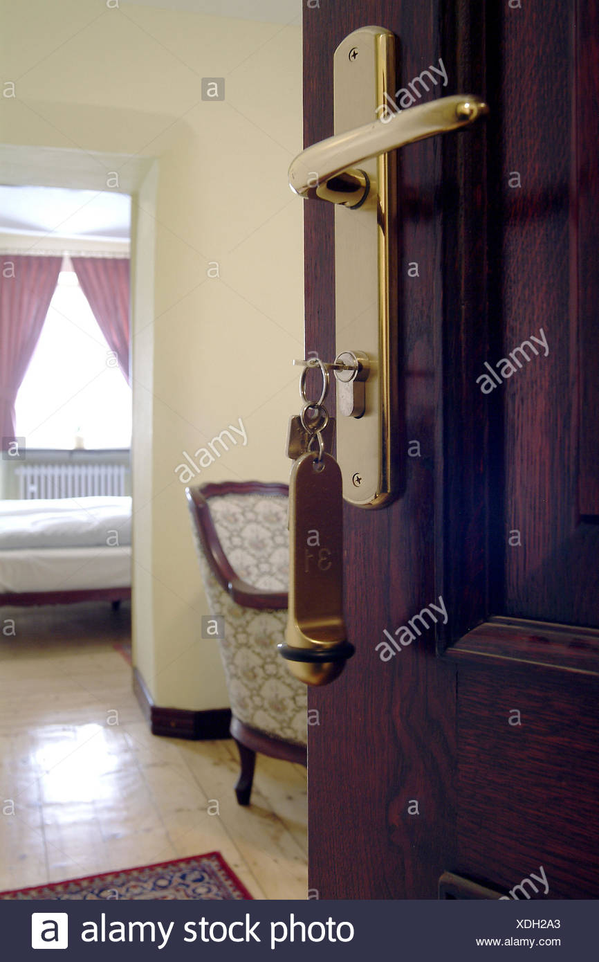 Hotel Room Door Openly View Living Space Bedroom