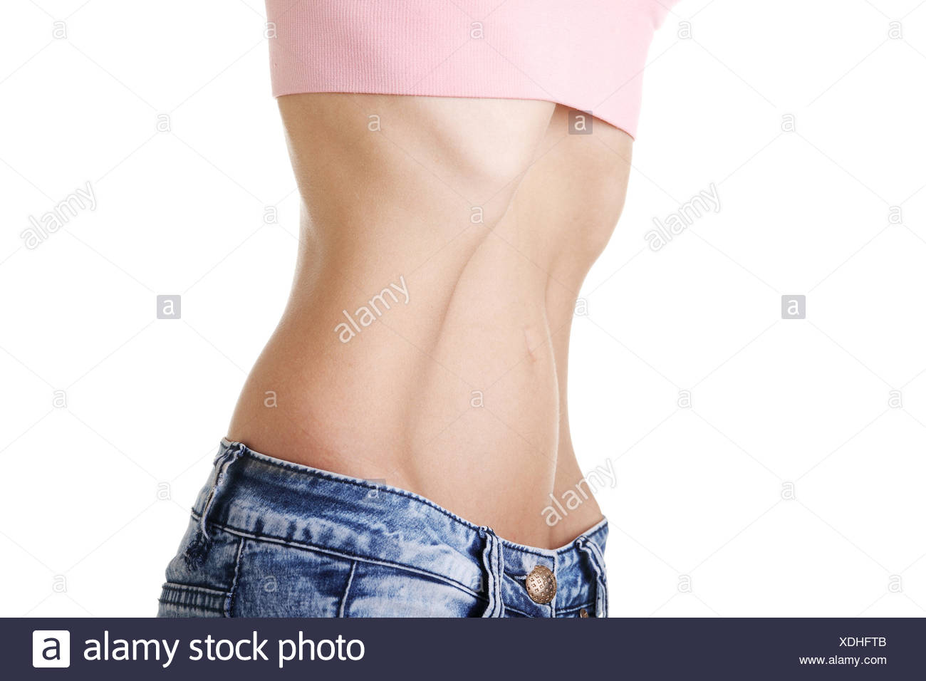 Fit Woman's Ribs Skinny Ribs High Resolution Stock Photography and Images - Alamy