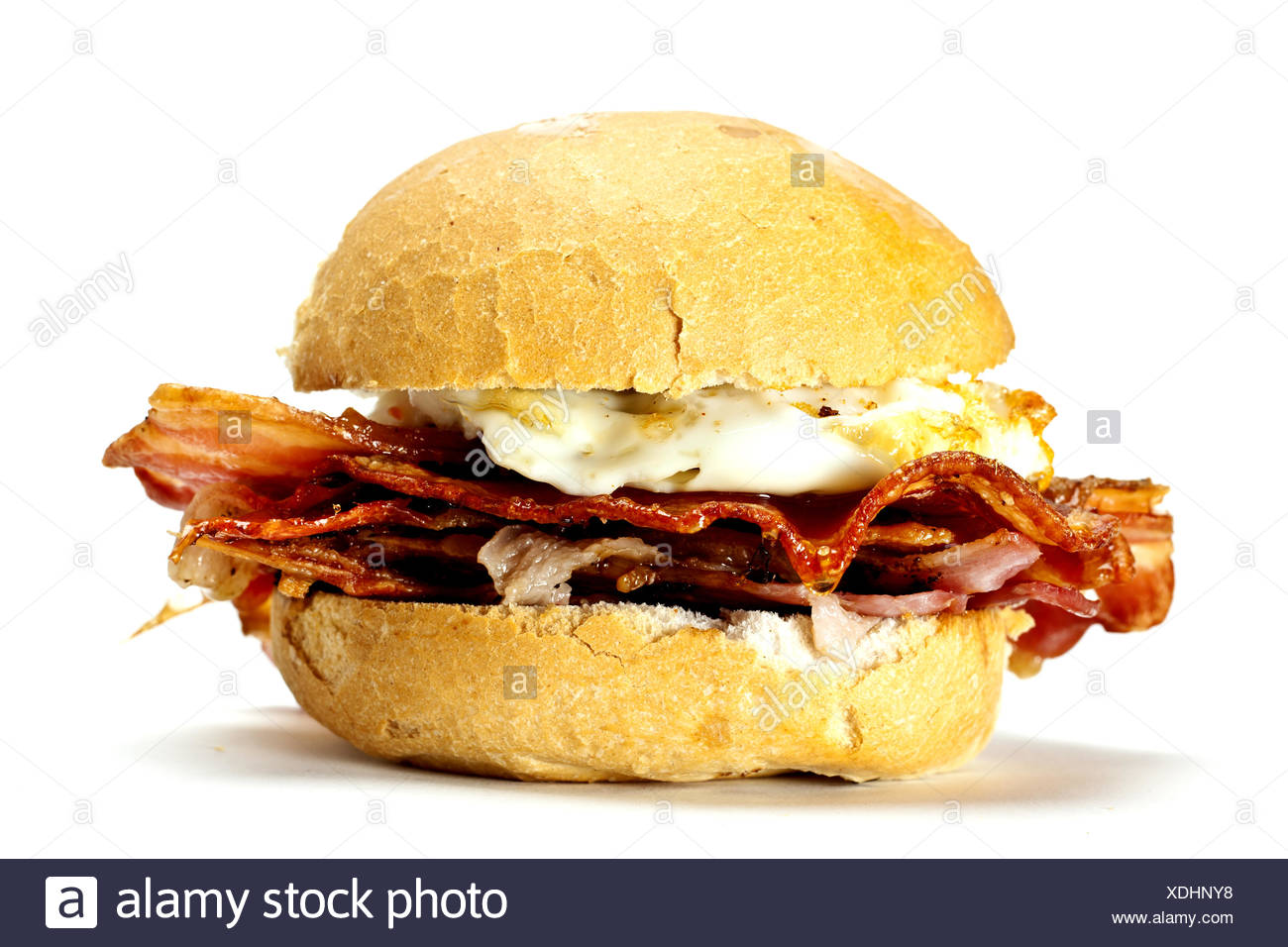 Bacon And Egg Roll Stock Photo 283746828 Alamy