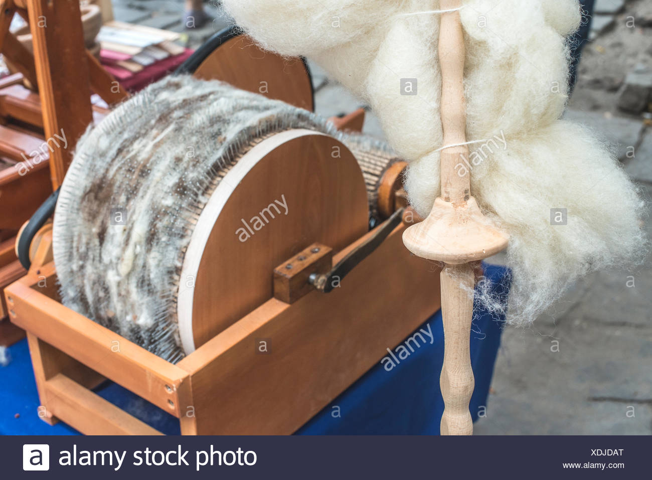 Wool Processing Stock Photos & Wool Processing Stock Images Alamy