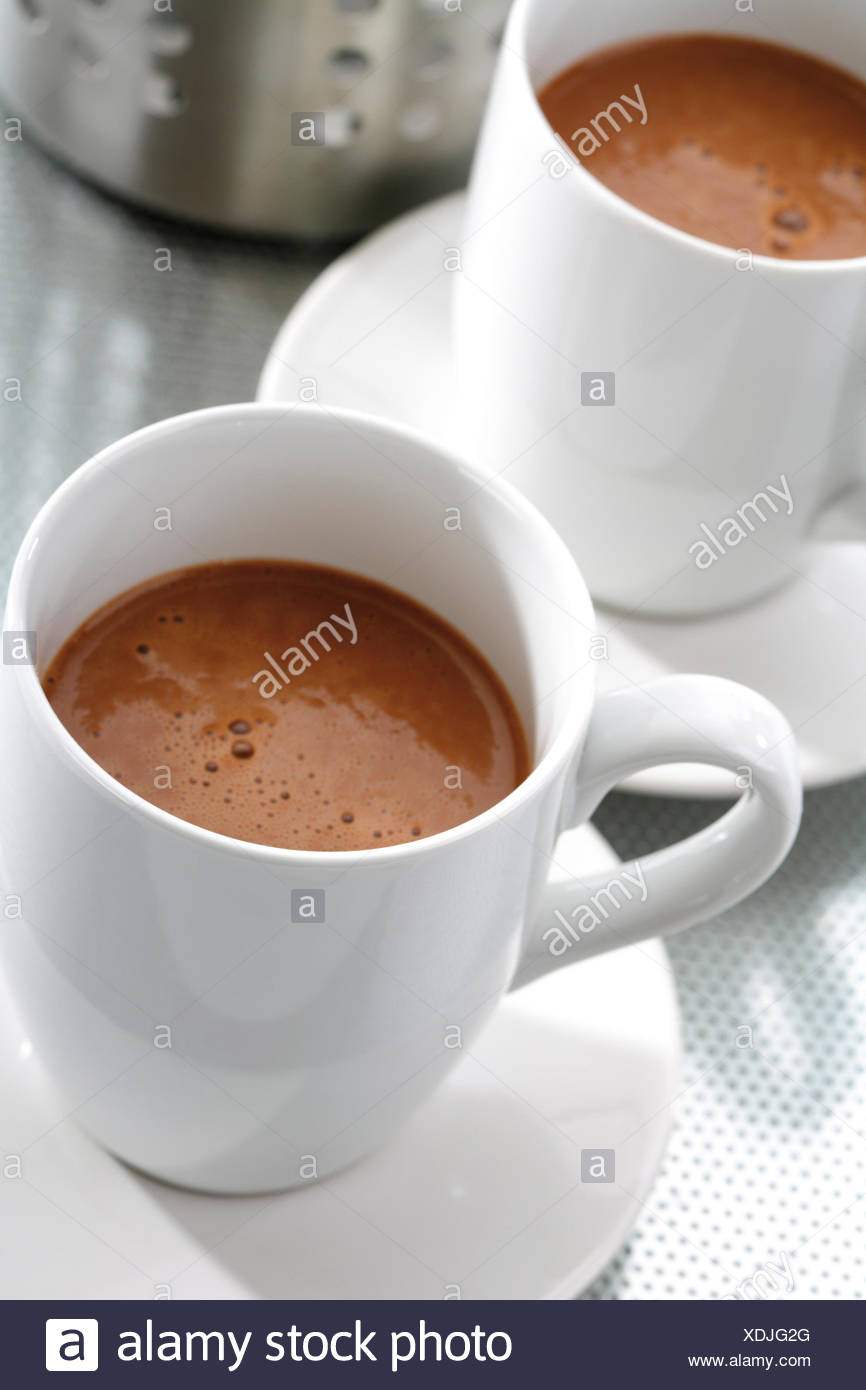 Cups Of Chocolate Milk Stock Photo Alamy Cups Of Chocolate Milk Stock Photo Alamy