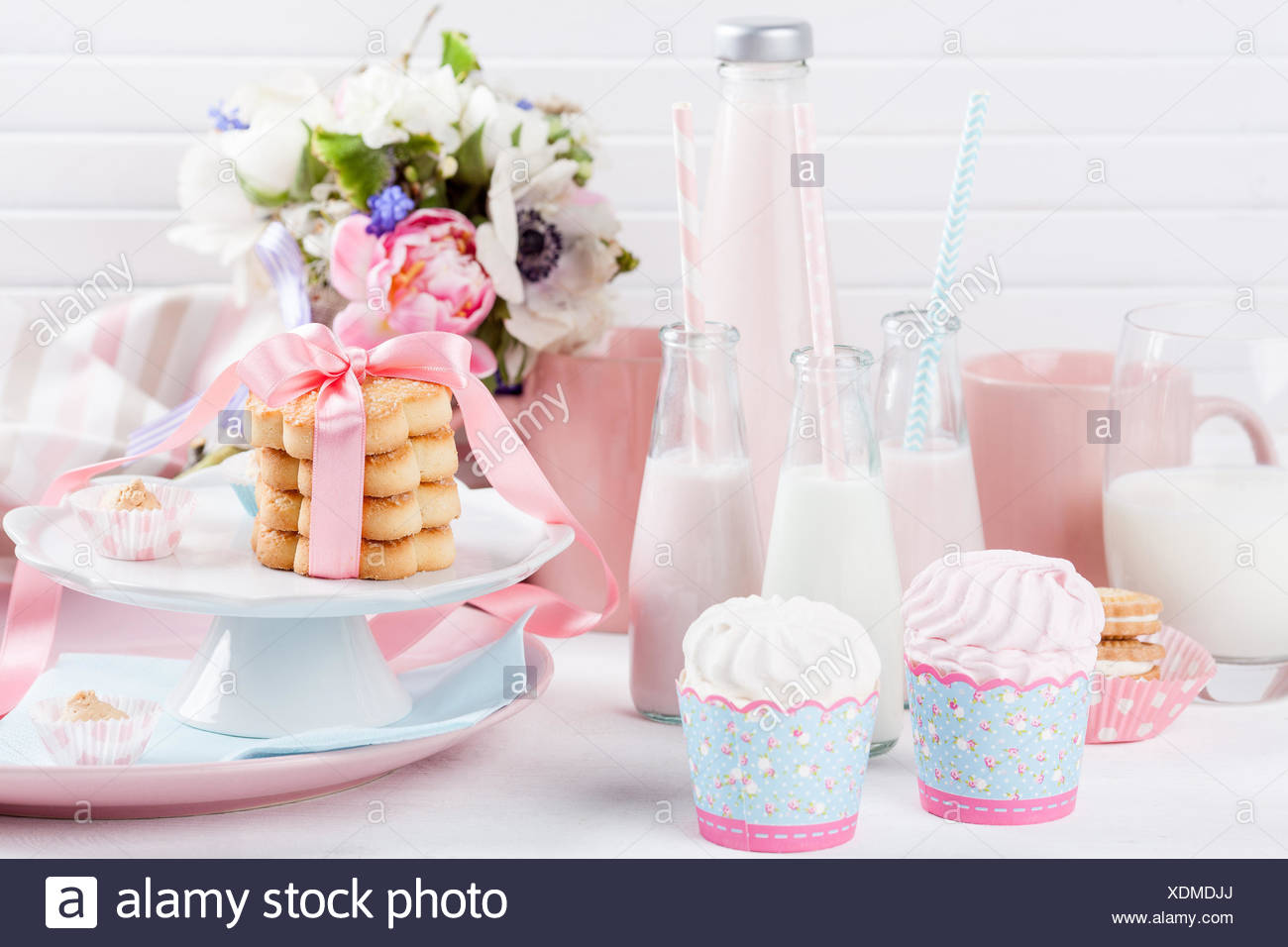 pastel color baby shower