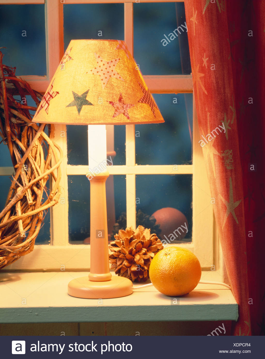 A Festive Lampshade A Plain Lampshade Can Be Made Into A