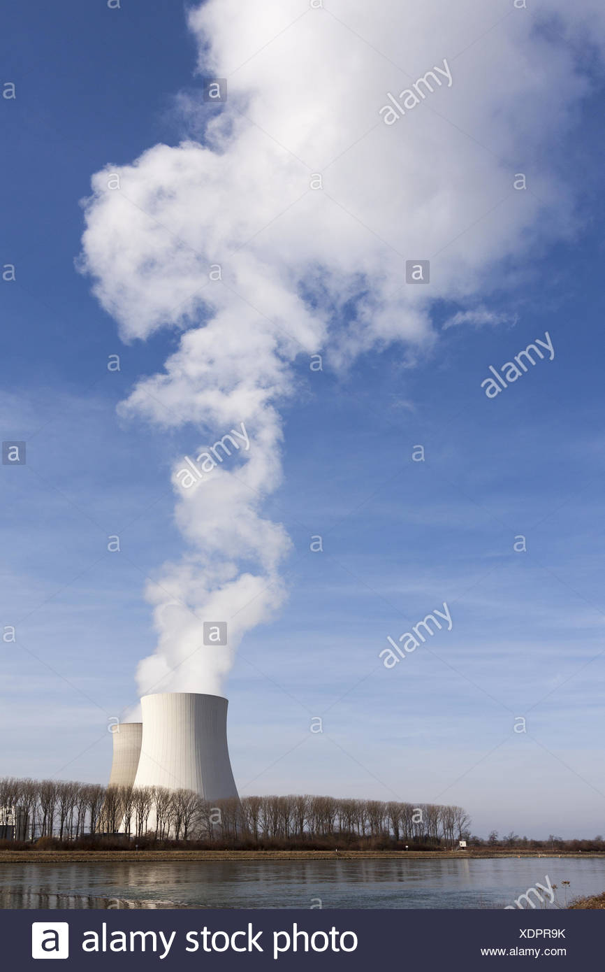 Nuclear power plant Phillipsburg Stock Photo
