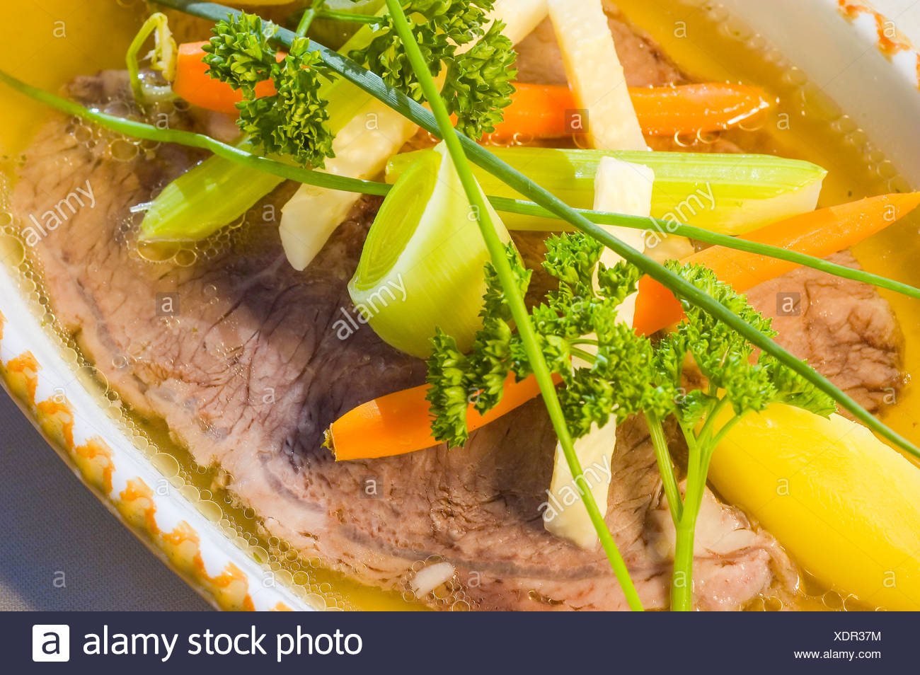 Speise Tafelspitz Gekochtes Rindfleisch Stock Photo 283863880 Alamy