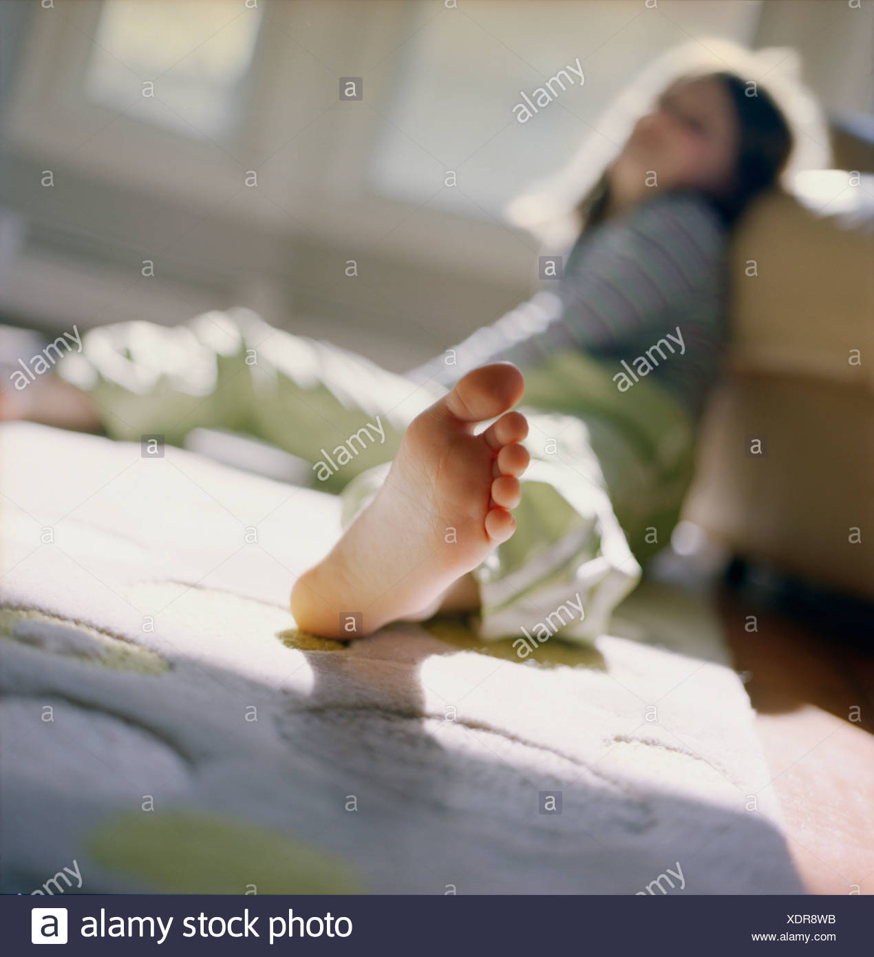 Girls Foot High Resolution Stock Photography and Images - Alamy