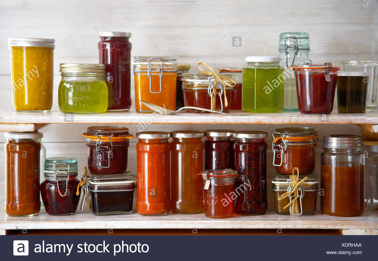 Jars Of Jam Stock Photos & Jars Of Jam Stock Images Alamy