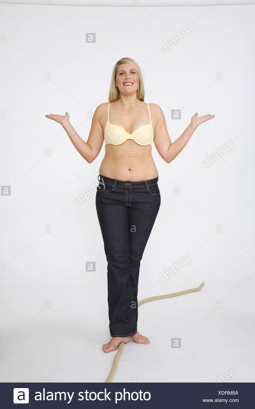 woman in bra and pants