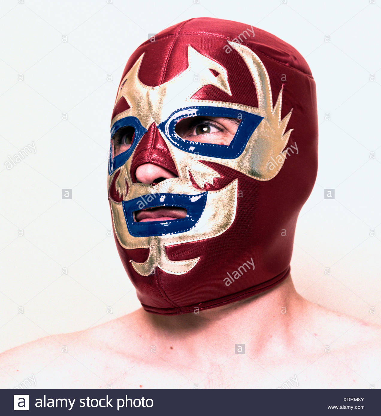 Download Wrestler Mask Stock Photo Alamy PSD Mockup Templates