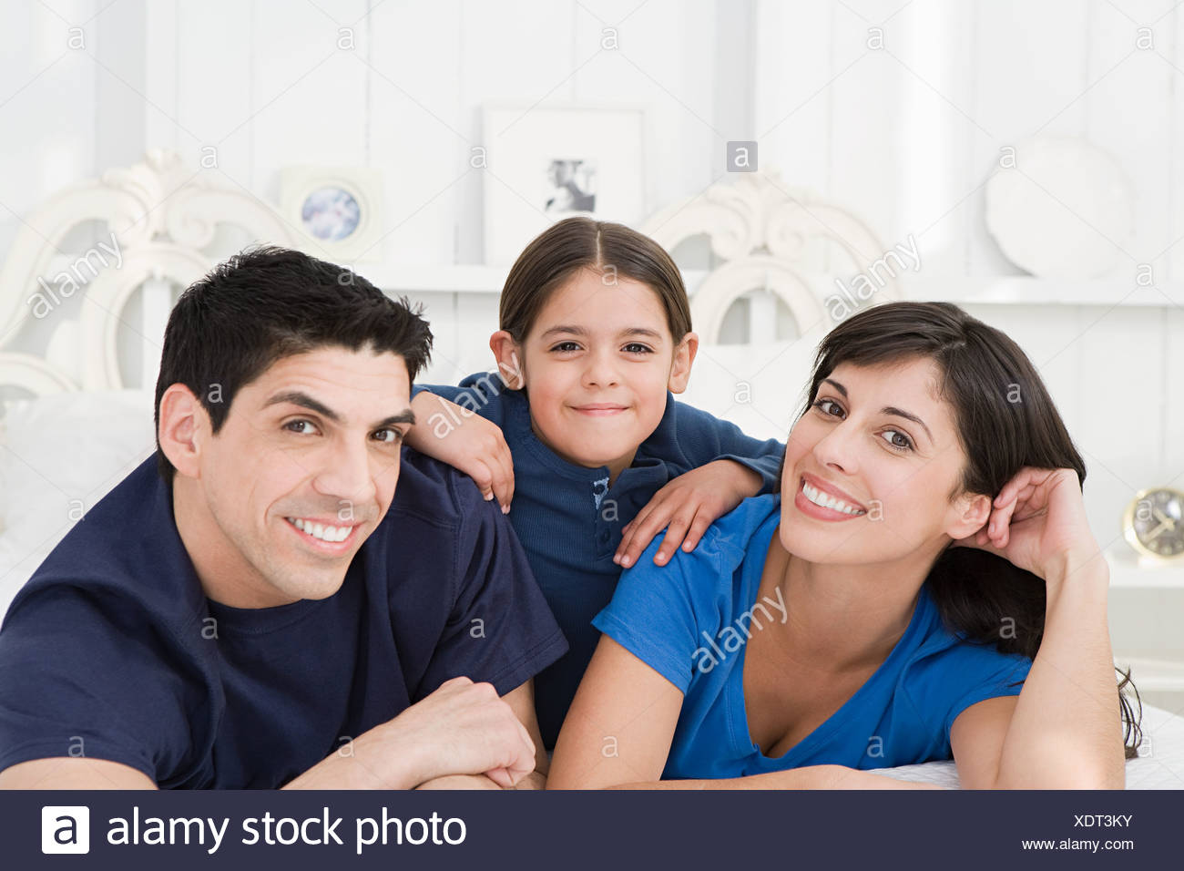 Hispanic parents with daughter Stock Photo 283886175 Alamy