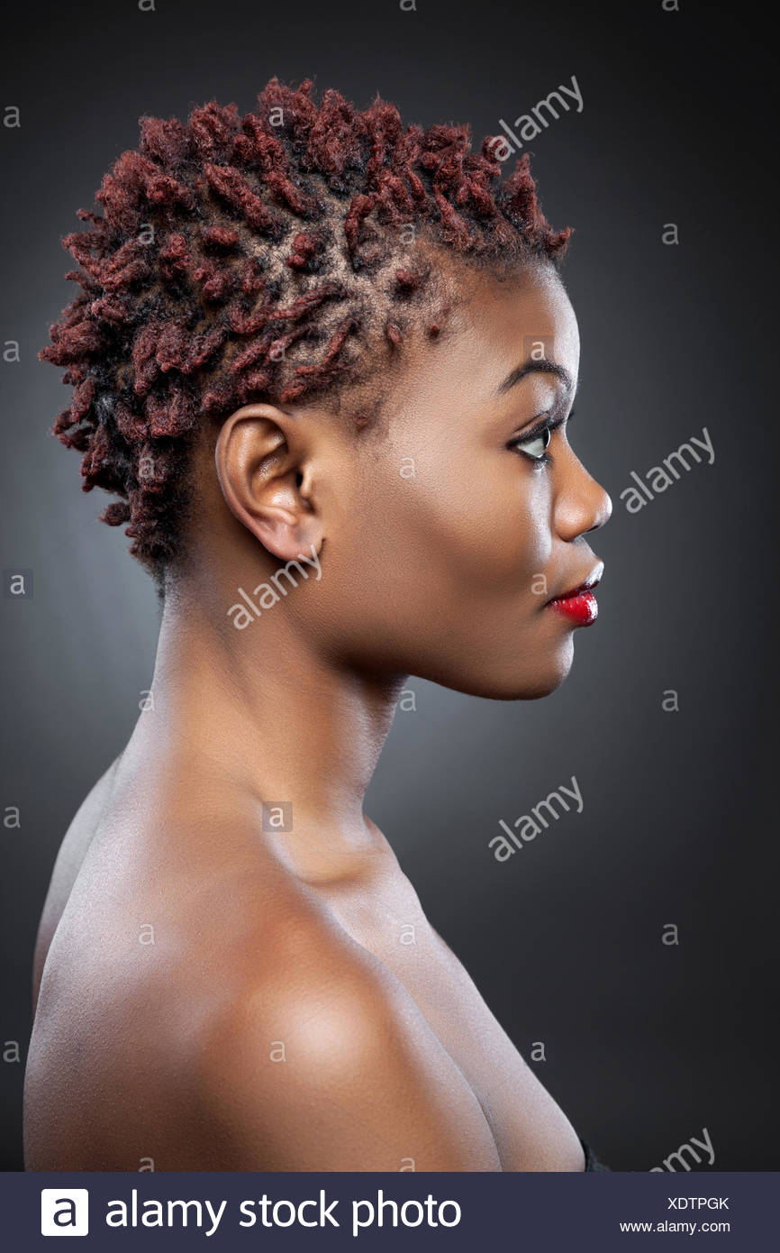Lips African American Skin One Stock Photos Lips African
