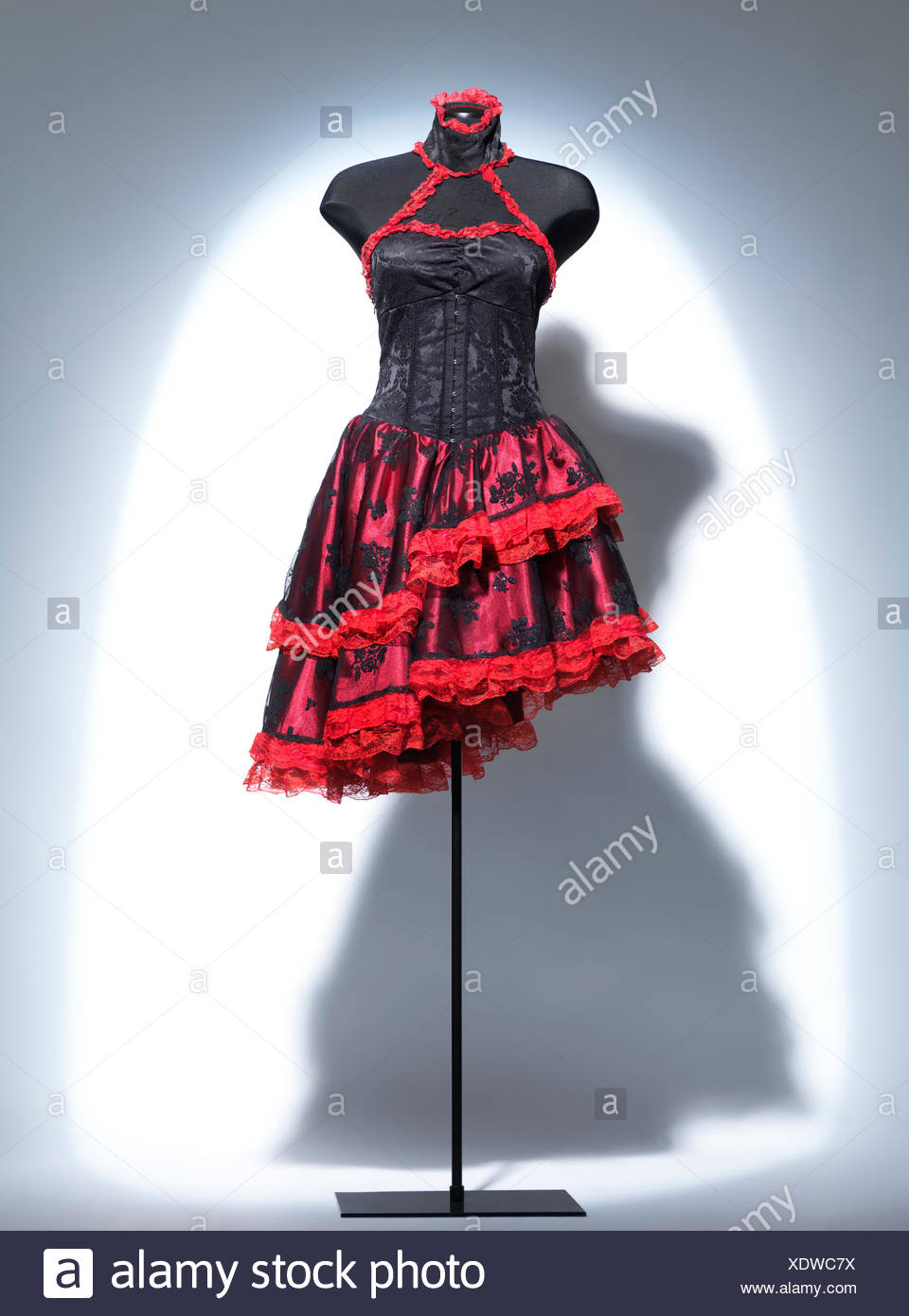 Vintage Black Corset Dress